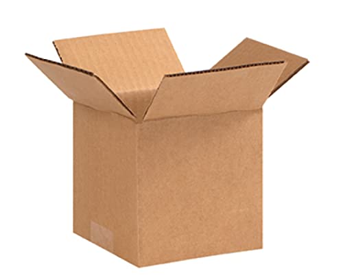 Secure Seal - 5x5x5 Pack of 25 Corrugated Cardboard Packing Shipping Mailing Moving Carton Boxes - color: 25 Pack, size: 5x5x5