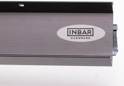 Heavy-Duty U-Shaped Door Bottom Seal Closer Fire Rated, Black Anodized, Clear Anodized, Weatherproof U-Shaped Door Bottom Seal (Black Anodized, 72") - size: 72 Inch