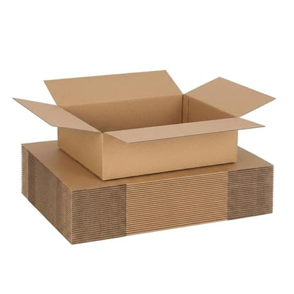 CRUGLA 12x12x4 Shipping Boxes 25 Pack, Brown Corrugated Cardboard Boxes with Side-Lock and Pre-Applied Double-Sided Tape, Easy Assemble Packing Mailer Boxes for Small Business Shipping - size: 12x12x4 Inch 25 Pack