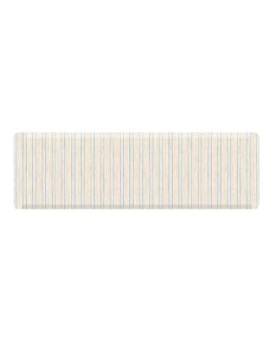 House of Noa Nama Standing Mat – Anti-Fatigue Cushioned Kitchen Mats for Floor | Ergonomic Bounce-Back Foam Kitchen Mats | Anti-Fatigue Mats for Kitchen & Standing | Devon Glacier | 22" x 72" - color: Glacier, size: 72"L x 22"W x 0.8"Th