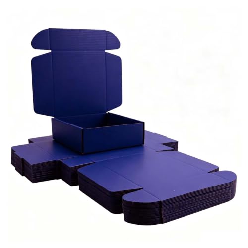 KAXILU DarkBlue Cardboard Boxes Shipping Packaging Boxs 20pcs Shipping Boxs Suitable E-Commerce Packaging Small L6xW6xH2 inch - color: Dark-Blue-1, size: Small-L6xW6xH2 inch