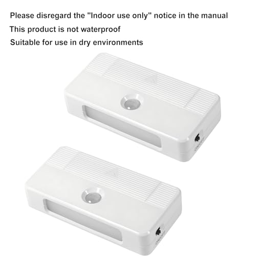 Keyhole Light 2 Pack, Wireless Motion Sensor Door Light with PIR