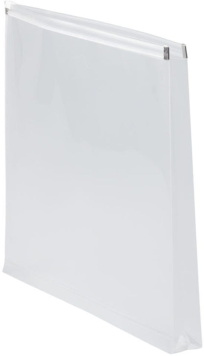 JAM PAPER Plastic Envelopes with Zip Closure - Letter Booklet - 9 3/4 x 13 - Clear - 3/Pack - color: Clear, size: Letter Size - 3 Pack
