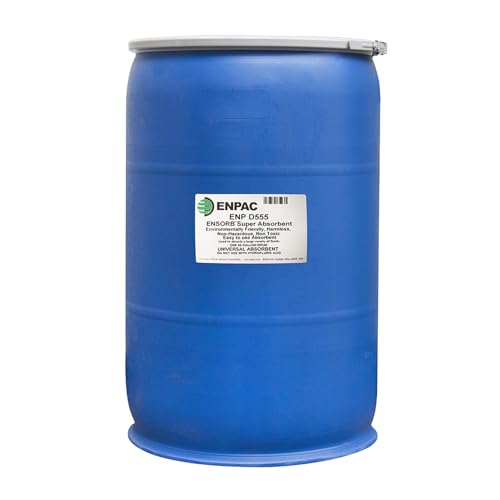 Enpac ENSORB Spill Cleanup Granular Absorbent for use with Oil, Hazmat, Chemical, Caustic, and Universal Liquids (55 Gal.) - size: 55 Gallons