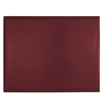 GraduationMall 8.5"x11" Smooth Padded Diploma Cover Certificate Holder Maroon,6-Packs - color: Maroon, size: 6 Packs