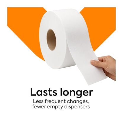 Coastwide Professional Recycled Jumbo Toilet Paper, 2-Ply, 6 Rolls - size: 1 Count (Pack of 6), style: 1,000 ft.