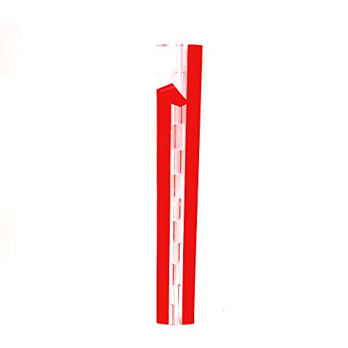 Transparent Acrylic Piano Hinge 12 inch - color: 2PCS
