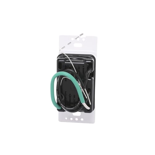 Lutron Maestro Vacancy Motion Sensor Light Switch for Bathroom, Garage, Laundry Room, and Closet, for Any Light Bulbs, Auto Off Only, Single-Pole Only, No Neutral Required, MS-VPS2-BL, Black