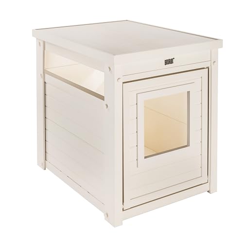 New Age Pet® ECOFLEX® Litter Loo® Enclosure, Standard, Antique White - color: Antique White, size: Standard