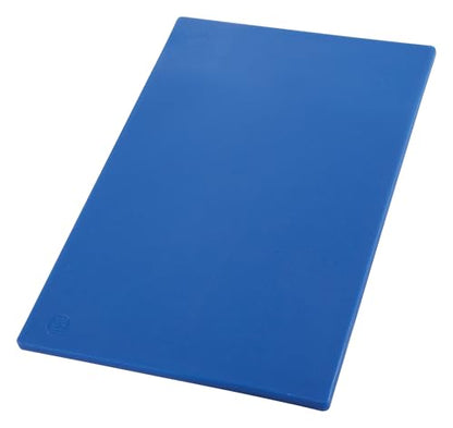 Winco 12" x 18" Blue Heavy-Duty Cutting Board (Set of 6) - color: Blue, size: 12" x 18" x 1/2"