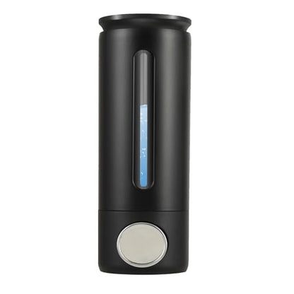 Manual Wall Mounted Soap Dispenser, 16.9oz Black Plastic Lotion Container - color: A-black