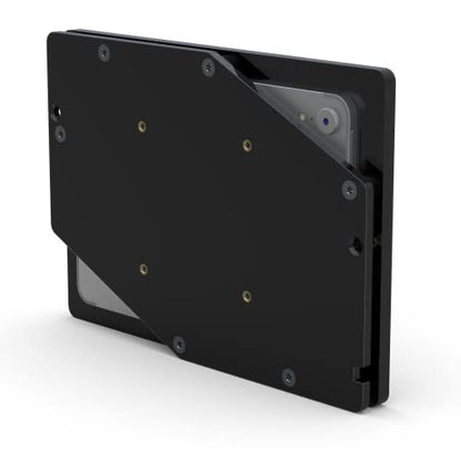 Anti-Theft Acrylic VESA Enclosure for Apple iPad mini 6/7 8.3" 2021 with Free Wall Mount Kit & 90-Degree Angle USB C Charge Cable (iPad mini 6 8.3", Black) - color: Black, size: iPad Mini 6 8.3"