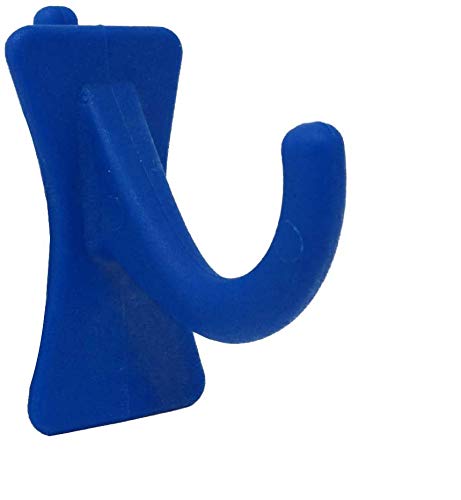 PegPro® J Hooks Kit for Standard “Wood Fiber” pegboard – Durable Plastic Pegboard Hooks - for Garage, Kitchen, Craft Room, and More (J Hook - 24 Pack, Blue) - color: Blue, size: J Hook - 24 Count
