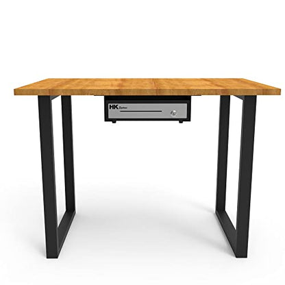HK SYSTEMS Universal Under Counter Mounting Metal Bracket for 13",16",18" Cash Drawer, Black Color - size: 07. Under Mounting Bracket