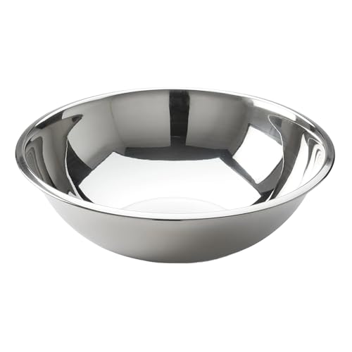 American METALCRAFT, Inc. SSB1600 Mixing Bowl, Stainless Steel, 16 Quarts, 17-1/2' Dia. - size: 16 Quarts, style: Standard