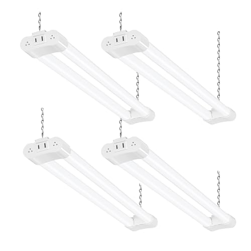 hykolity LED Shop Light 2FT, 22W [200W Equivalent],2400LM,4 Pack - color: White, size: 2FT-4pack