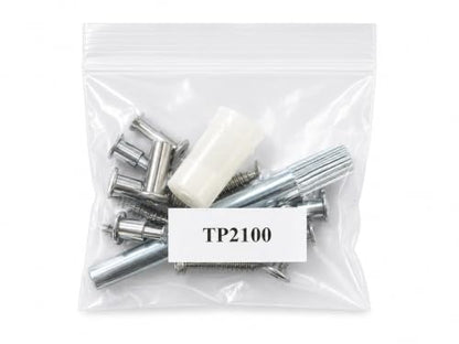 Harris Hardware TP2100 Cast Zamac Outswing Toilet Door Set for 1" Doors - size: 1 in. Outswing