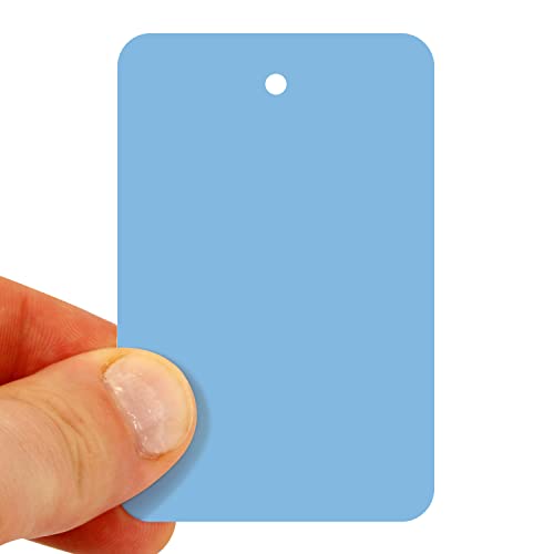 SmartSign Dark Blue Blank Garment Tags - Pack of 1000, 12pt Thick Cardstock Clothing Tags, 2.875" x 1.75" Merchandise Tags with Eyelet, Colored Retail Tags Without Strings - color: Dark Blue