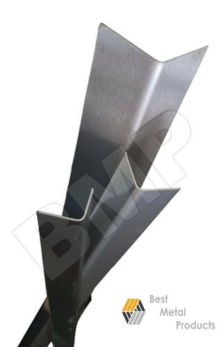 (4) Brushed Stainless Steel Corner Guard Angle 3/4 x 3/4 x 48" 20ga 304 0600112