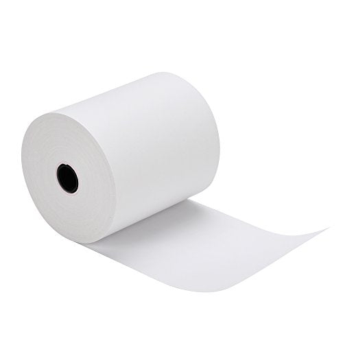 MFLABEL® 5 Rolls Thermal Paper (2 1/4" x 85') - POS Receipt Rolls for Cash Register, Credit Card Terminal, Square Reader, Clover & More | High-Sensitivity 48g Thermal Paper, BPA-Free, Sharp Print - size: 2 1/4" x 85'