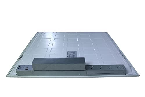 LED Lighting Solutions - 2x4 LED Emergency Backlit Panel Lights w/90 Min Emergency Battery Backup, (2 Pack), Power & CCT Selectable 30W/40W/50W/60W/72W, 2700K,3500K,4000K, 5000K,6000K USA Made, DLC