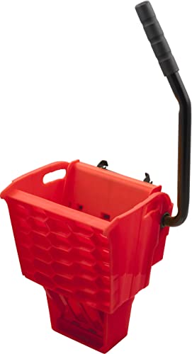 SPARTA 35 Qt Mop Bucket System with Wringer and Insert, Red - color: Red