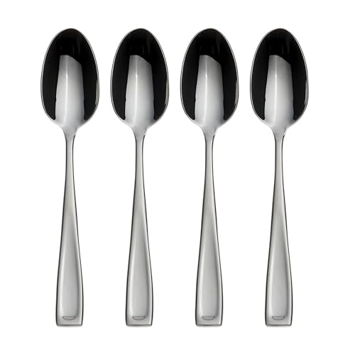 Oneida Moda Fine Flatware Cocktail Spoons, 0.35 LB,Silver - style: Cocktail Spoons, 4-Piece Set