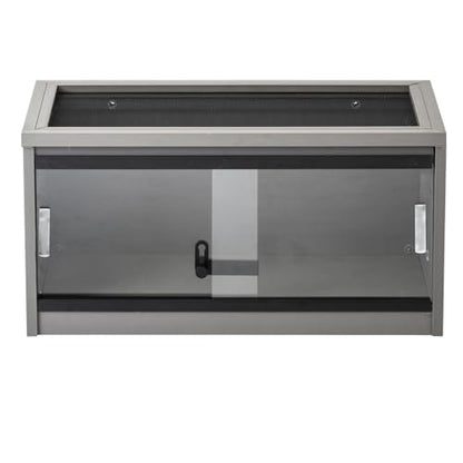 New Age Pet® ECOFLEX® 24" Small Reptile Enclosure, Grey - color: Grey, size: Small