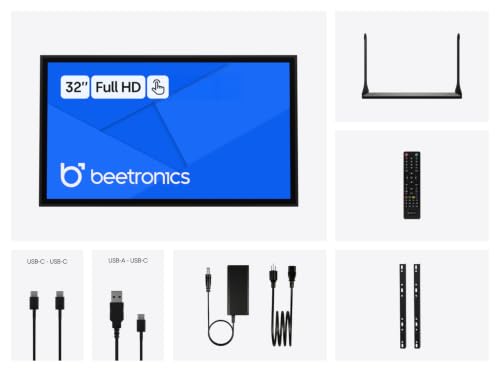 Beetronics 32 Inch Touchscreen Monitor | Full HD 1080p | 32TS7M/U1 - size: 32 Inch