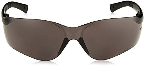 Crews BKH25G BearKat Magnifier Polycarbonate 2.5 Diopter Gray Lens Safety Glasses with Non-Slip Hybrid Black Temple Sleeve (Pack of 2) - color: Gray Lens, size: 2.5 Diopter (Pack of 2)