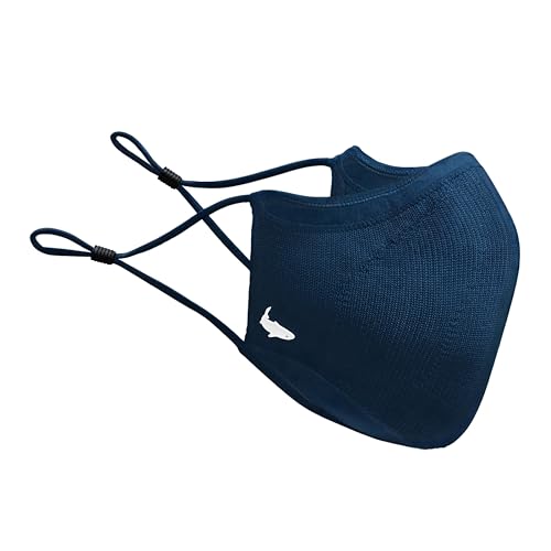 INHERENT Reusable Face Mask, Anti-Odor, Adjustable, Comfortable - style: Navy - Large