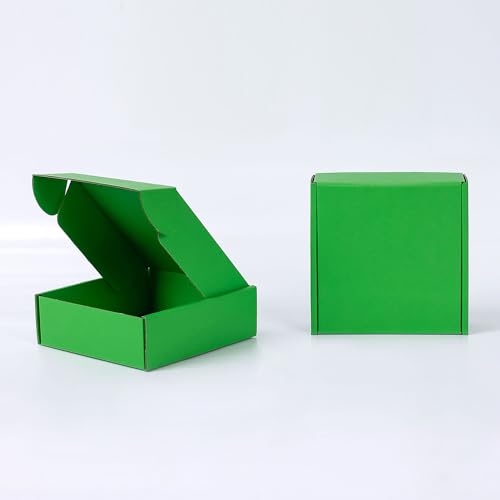 Small Dark Green Shipping Packaging Boxes L6xW6xH2 Inch 20Pcs Mailer Boxes - color: Dark Green-20pcs, size: Small-L6xW6xH2 inch