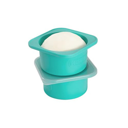 PLUS 1000ml Pizza Dough Proofing Containers, 2-Pack, Blue - color: Blue