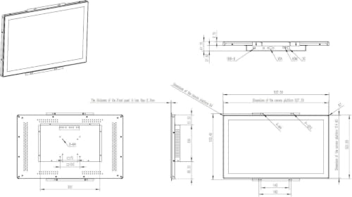 21.5 Inch 10 Points Open Frame Touch Monitor 1920x1080 VESA+Panel Mount for Kiosk Automation POS Vending 7x24h Work - size: 21.5