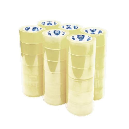 2.0 Mil Premium Packing Tape 3 inch x 110 Yards (24 Rolls) - Clear Shipping Packaging Tape, Strong Adhesive Box Tape for Moving, Sealing Packages & Shipping Boxes