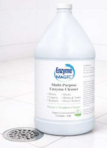 Multi-Purpose Enzyme Cleaner |Super Concentrated | Floor Cleaner | Clogged Drain | Hard Surface Cleaner | Grease Trap Cleaner | Deck cleaner | Power Wash | Carpet Cleaner | Stain Remover