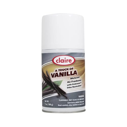 Claire CL108 A Touch of Vanilla Metered Air Freshener; 7 Oz. Net Wt, (1 Pack)