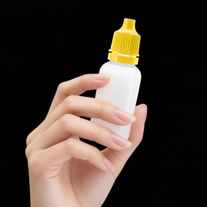 10Pcs 15ml Plastic Dropper Bottles, 0.5oz Small Squeeze Leakproof Dropper Bottle with Childproof Cap and Plug, Reusable Portable Eye Liquid Container for Travel Yellow - color: Yellow Cap
