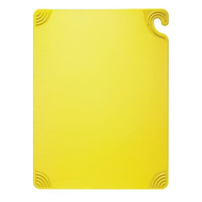 San Jamar Cutting Board,18x24 in,Yellow CBG182412YL - 1 Each - color: Yellow, size: 24"L x 18"W
