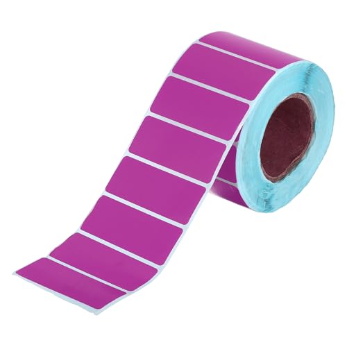 PATIKIL Thermal Labels Self-Adhesive 1x2 Purple 1200Pcs - color: Purple, size: 1 x 2 Inch