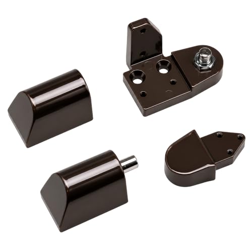Pacific Doorware Commercial Door Pivot Hinge Set - Left Hand, Bronze - color: Duronotic Bronze, size: Left Hand