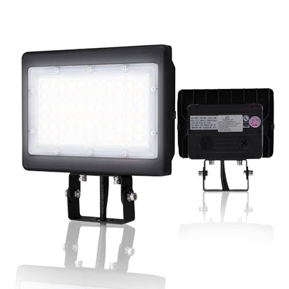 RuggedGrade 200W Kivo Series LED Flood & Area, Security Lighting - color: Black - 5000K, size: 200W–Yoke Mount–Kivo