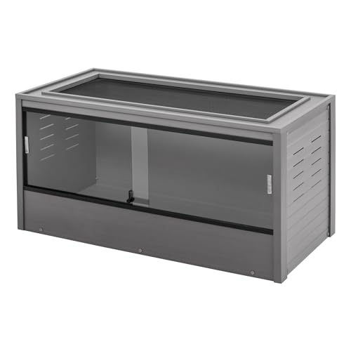 New Age Pet® ECOFLEX® 48" Mojave Reptile Enclosure, Large, Grey - color: Grey, size: Large