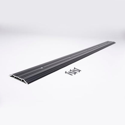 Aluminum Thresholds Extra Width 5"-6"-7"-8"-9"-10" Inch - Residential/Commercial use. Saddle/Handicap Easy Installing and Accessible/Fireproof Rated high-Quality (4"x72") - size: 4"x72"