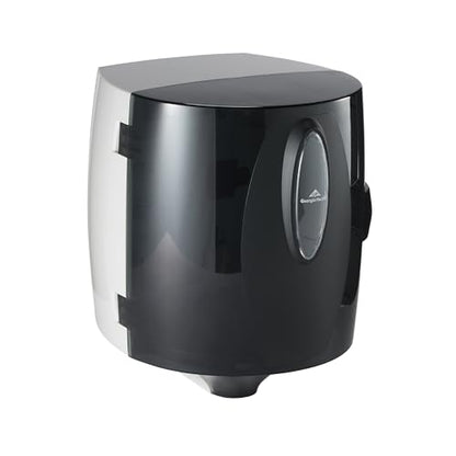 Universal Centerpull Paper Towel and Wiper Dispenser by GP PRO (Georgia-Pacific), Black, 54050, 10.25” W x 10.75” D x 12.625” H, 1 Dispenser