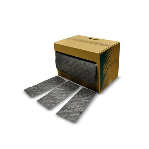 Spilfyter Universal Medium Duty Absorbent Roll, 15" x 75', 1 Roll