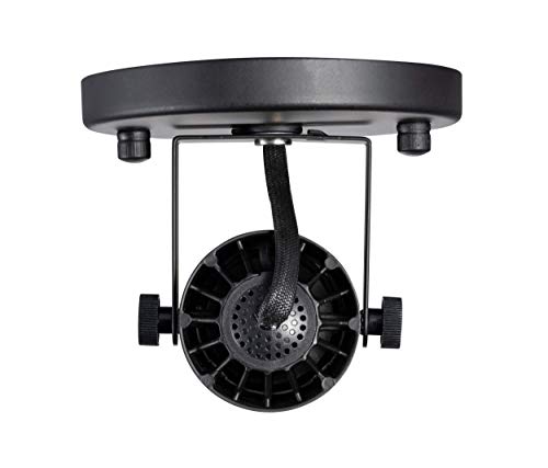 CLOUDY BAY LED Flush Mount Ceiling Spot Light,CRI90+ 8W 600lm 3000K Warm White Dimmable,Adjustable Tilt Angle Ceiling Light Fixture,Black - color: Black | 3000K