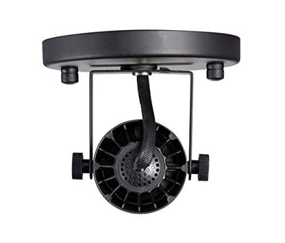 CLOUDY BAY LED Flush Mount Ceiling Spot Light,CRI90+ 8W 600lm 3000K Warm White Dimmable,Adjustable Tilt Angle Ceiling Light Fixture,Black - color: Black | 3000K