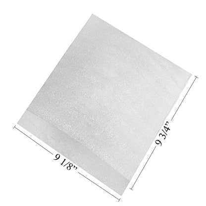 Foam Wrap Pouches, 25 Count, 9-1/8"x9-3/4", White - size: 9-1/8"x9-3/4"