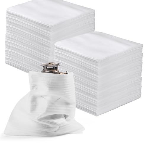 100 Pack Foam Pouches 8x8in, Cushion Foam Wrap for Moving - size: 8x8 inch